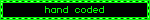 hand coded